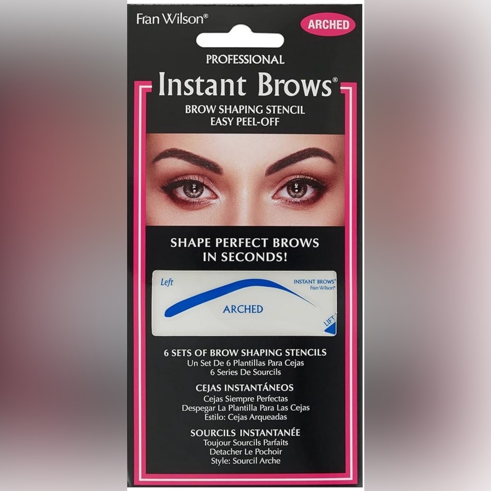 NWOT Fran Wilson Instant Brows Adhesive Stencils for Perfectly Shaped Brows